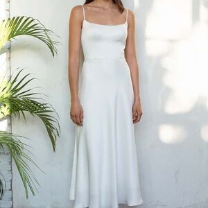 Jenny Yoo Calista Midi Dress- NWT